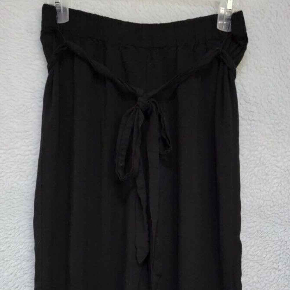 Terra & Sky Black Capri Pants Size 0X 14W